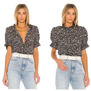 Selkie The Bistro Blouse in Spirit Floral Womens Size XS. Worn once for dinner.